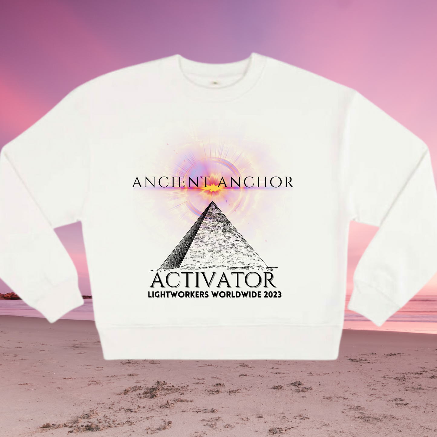 Ancient Anchor Activator Sweatshirt - Great Pyramid Aura in Day