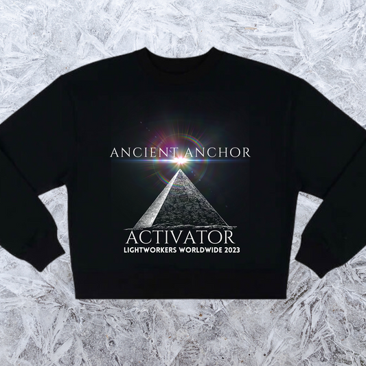 Ancient Anchor Activator Sweatshirt - Great Pyramid Aura at Night