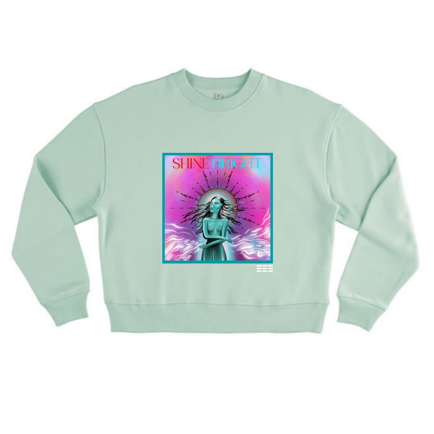 Deepsoul369 Shine Bright Organic Cotton Sweatshirt