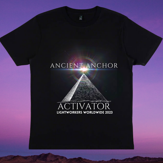 Ancient Anchor Activator T-Shirt - Great Pyramid Aura at Night