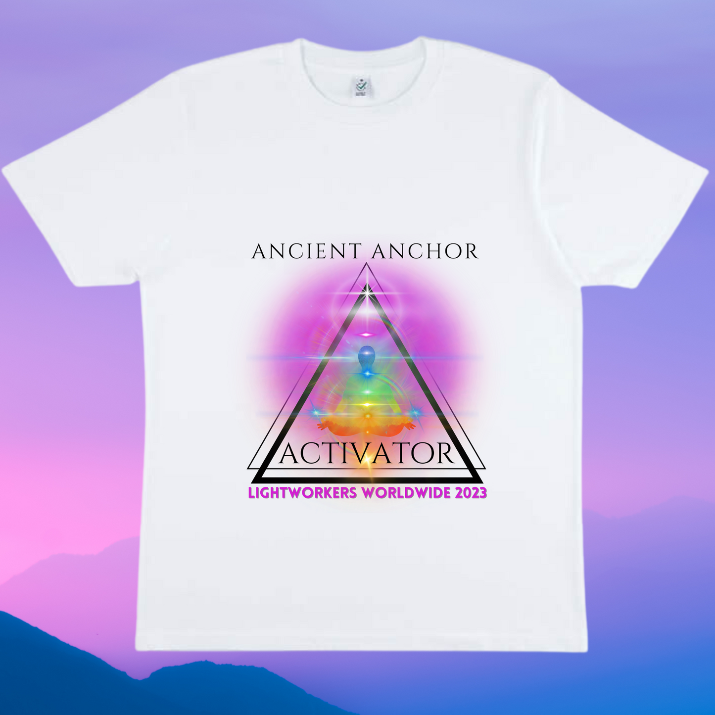 Ancient Anchor Activator T-Shirt - Great Pyramid Chakra in Day